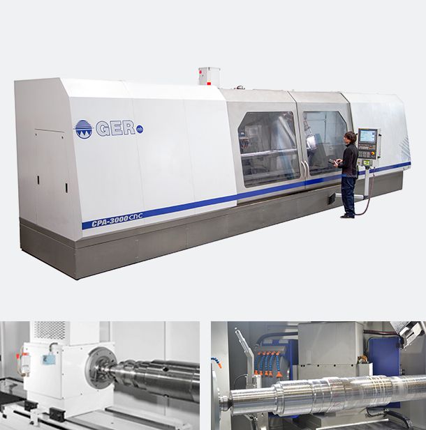 CPA-CNC - Rectifieuse cylindrique GER - Pour pièces jusqu'à 6.000 mm, 1.000 mm de diamètre et 6.000 kg_0