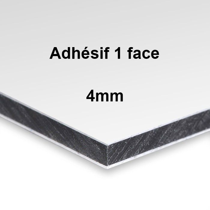 Dibond adhésif 1 face - ph distrib - 4mm