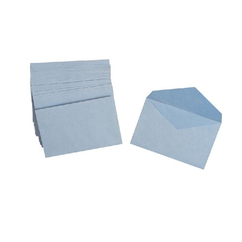 LA COURONNE ENVELOPPE POUR ÉLECTION LA COURONNE - 140 X 90 MM - BLEU - BOITE DE 1000