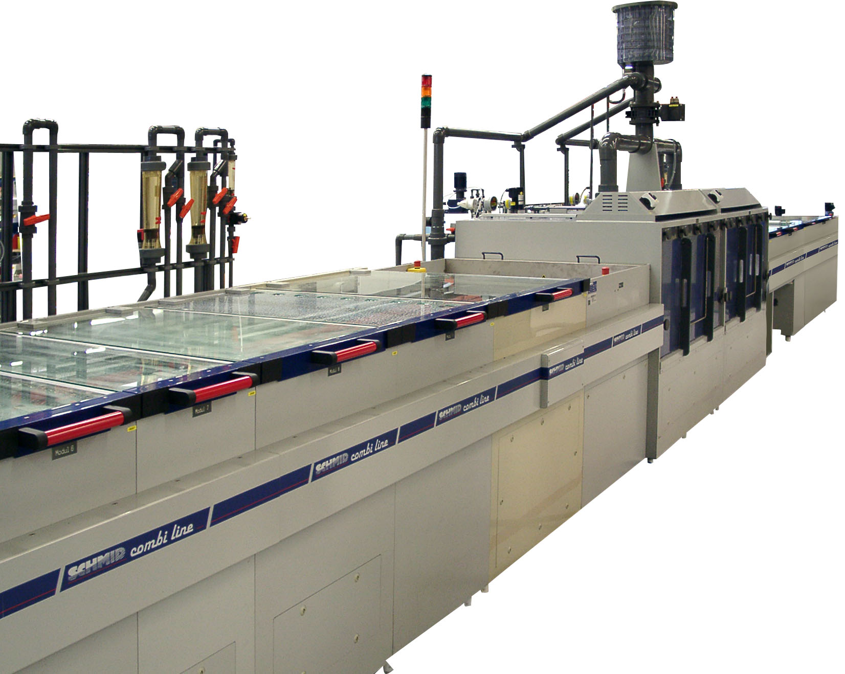 Ligne chimique SCHMID - procédés humides avec modules de pulvérisation, rinçage et séchage pour circuits imprimés et photovoltaïque_0