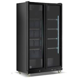 METRO PROFESSIONAL Réfrigérateur à boissons double porte GSC1810B, 120 x 58.5 x 198 cm, 1000 L, noir - noir 4067373622112_0