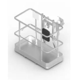 Nacelle pour chariot télescopique orientable_0