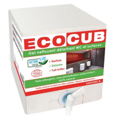Nettoyant sanitaires détartrant en gel Ecocub Action Verte 10 L_0