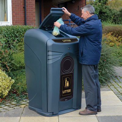Nexus - poubelle publique 240 litres - Glasdon_0