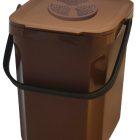 Poubelle compost - 10L Marron - Organik green_0