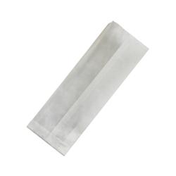 Packnwood FHC - Lot de 1000 sacs sandwich blancs ingraissables en papier kraft avec fenêtre cristal et soufflet 6 cm - 110x40x310mm_0