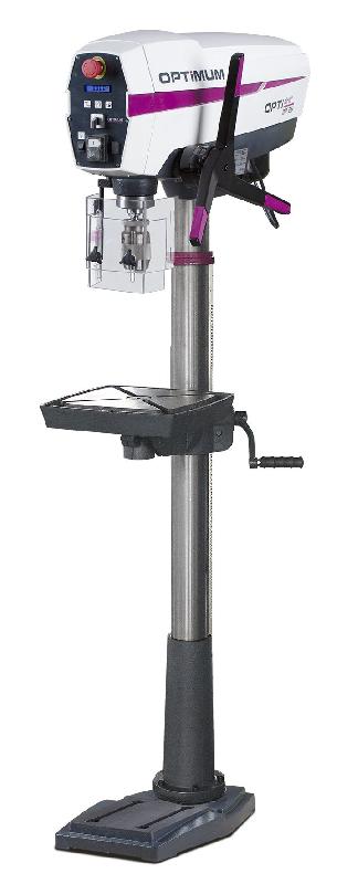 Perceuse à colonne moderne fonctionnelle jusque ø 25 mm CM3 750W 230V affichage digital vitesses Optidrill DP26-F 230V_0