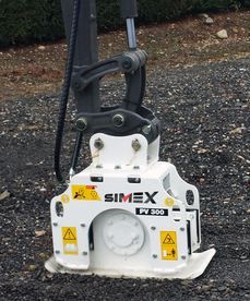 Plaque vibrante pour pelles de 1,5 à 5T, conçue pour compacter toutes sortes de surfaces - Force de compactage 15 kN - PV 300_0