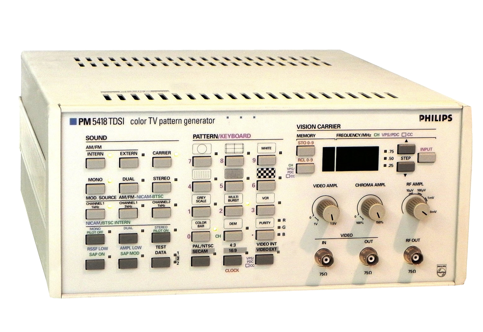 Pm5418 - Générateur de signaux de motif TV Philips - TV Pattern Generator_0