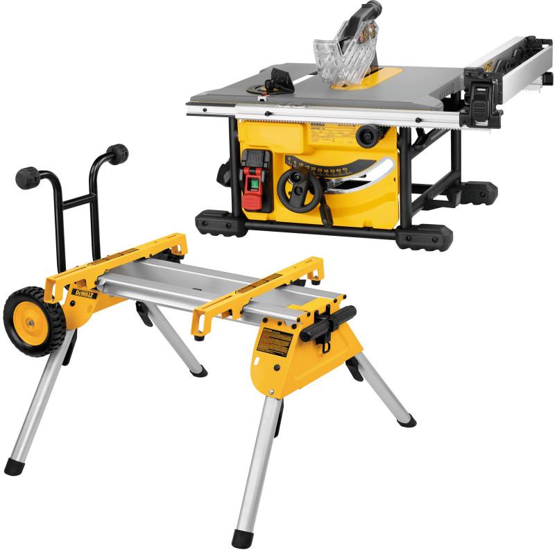 Scie à table 1850W 210 mm + piètement - Dewalt | DWE7485RS_0