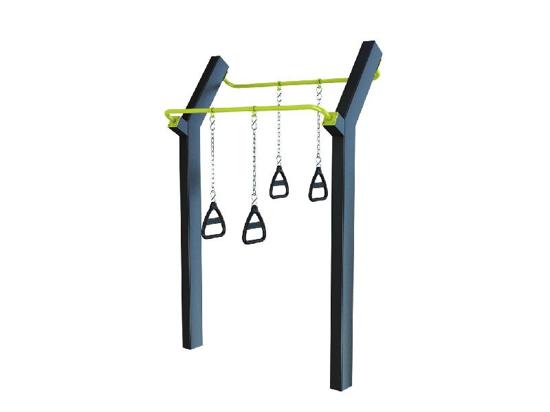 Station Street Workout DAMAPRO - SD TRX double - Design unique en acier galvanisé thermolaqué_0