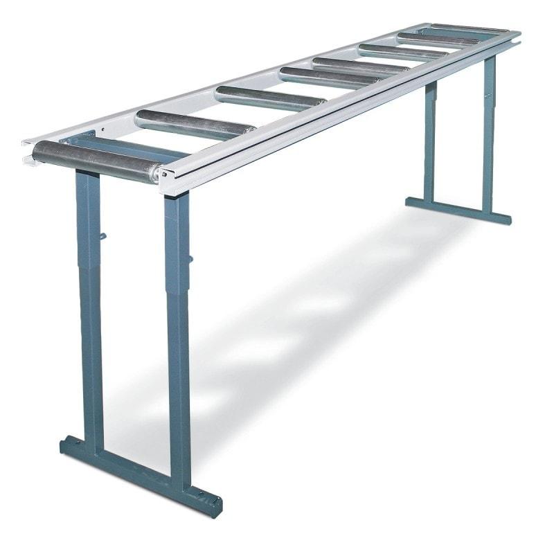 Système de rouleaux et jauges Metallkraft MRB LC-C - Longueur 3 mètres, 3 pieds - Charge 100 kg/m - Fabriqué en Allemagne_0