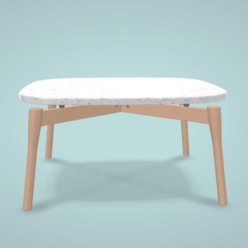 Table basse en marbre rectangle BOW LOUNGE_0