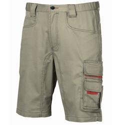 U-Power - Bermuda de travail kaki PARTY Kaki Taille 48 - 48 vert 8033546188118_0