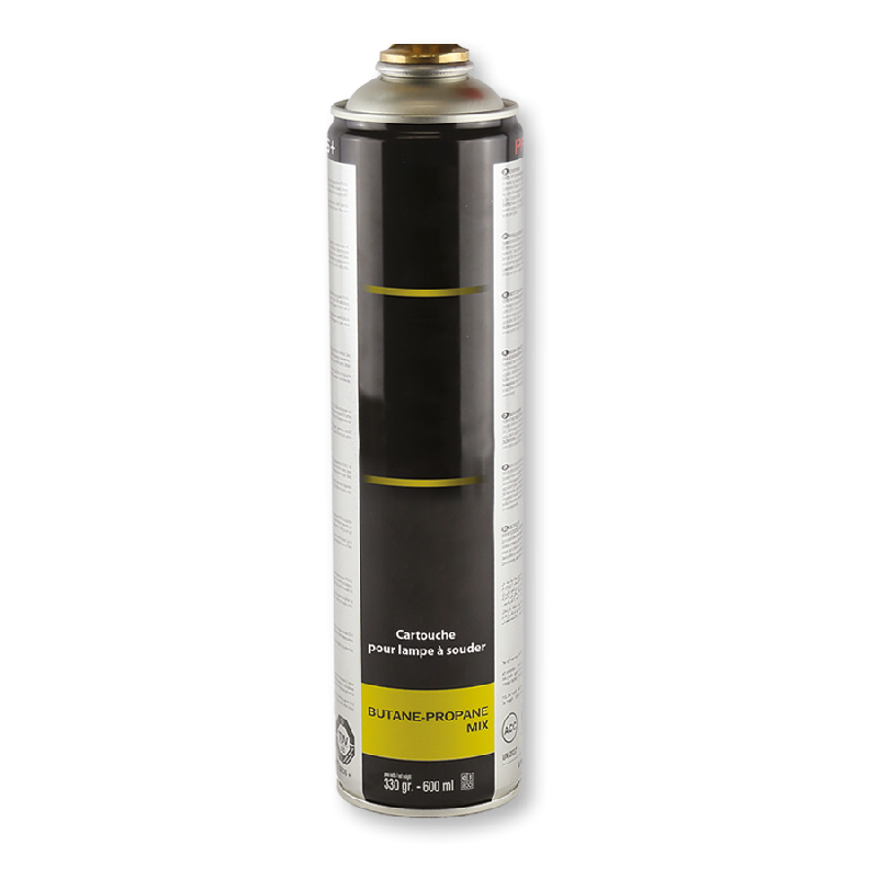 Cartouche de gaz Butane/Propane mix 330 g - pour chalumeaux soudeurs et chauffeurs - Référence RDSCARTOUCHE_0