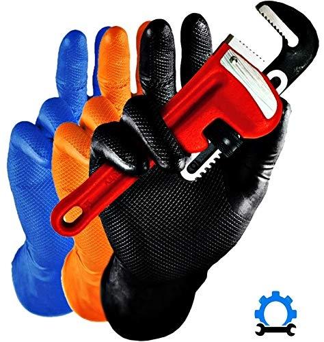 HYGOSTAR GANT EN NITRILE POWER GRIP, M, NOIR 270858_0