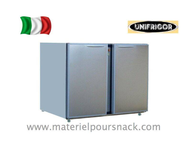 Arrière-bar inox Unifrigor SGX 1010 2DM - Réfrigérateur robuste et polyvalent 2 portes_0