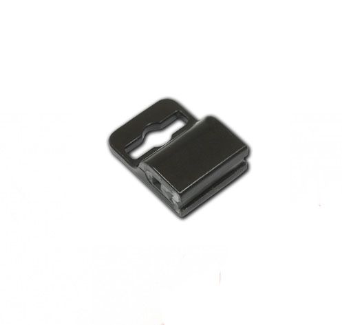 Attache grip en plastique noir pour badge - Lot de 100 unités_0