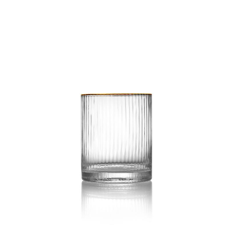 Bazar Bizar Verre bas en verre 8x8x10 cm naturel or - Lot de 16 - multicolore verre CNKJ005NGo-MTR16_0