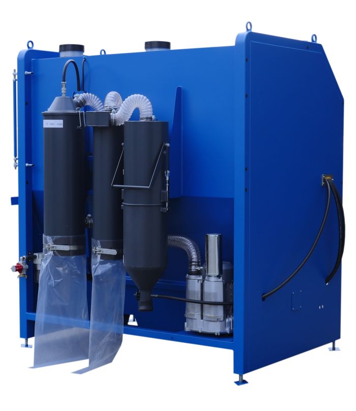 Cabine de sablage à dépression Gamme EXPERT DF 1500 - ARENA avec buse en carbure et double cyclone_1