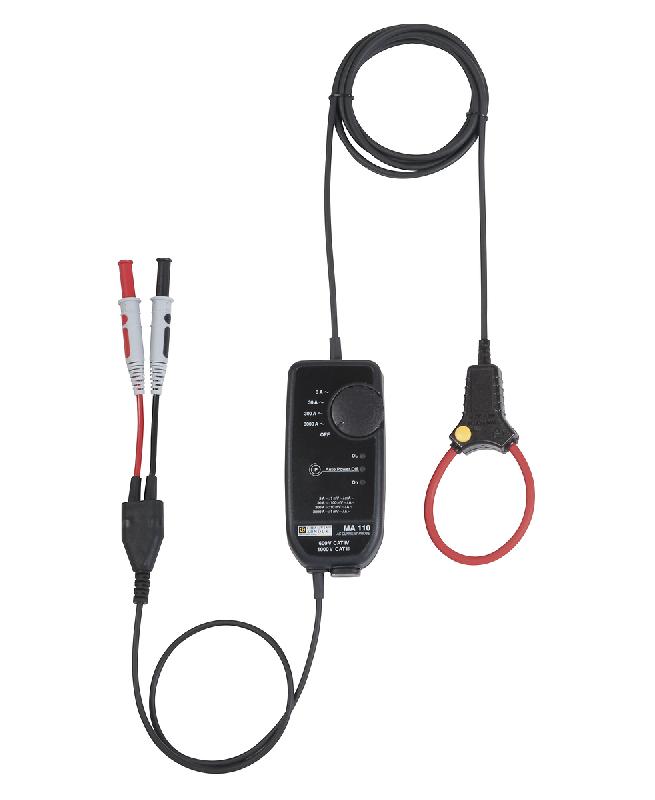 CHAUVIN ARNOUX - Capteur flexible d'intensité MiniFLex MA110 - 3-30-300-3kA/3V - Longueur 17cm - Sortie par cordon et fiches mâles 4mm isolées_0