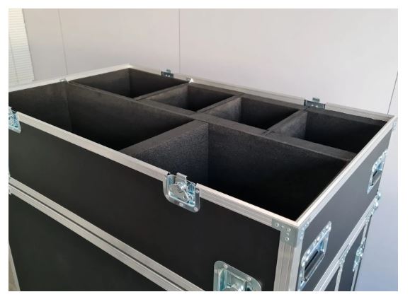 Flight-cases rangement avec Compartiments et tiroirs modulables et Calage intérieur_0