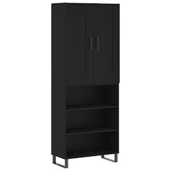 HELLOSHOP26 - Buffet bahut commode armoire meuble de rangement organisateur cuisine salle de séjour salon haut 69,5 x 34 x 180 cm bois d'ingénierie_0