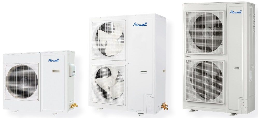 Mini flowlogic ii - climatiseur professionnel - airwell - cop jusqu’à 4,2_0
