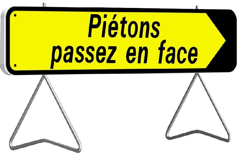 Panneaux Taliasign KD à flêche amovible 1000x300 mm classe 1 Indications Temporaires - PNTLGLV1KD-TL01/PF_0