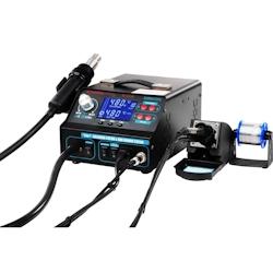 Stamos Germany Stamos Soldering - Stamos Soldering Station De Soudage Soudure Dessoudage Dessouder Brasage S-LS-6 (Fer À Souder 75 W, Extraction Fum_0