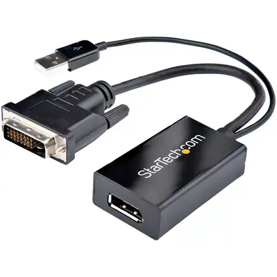 StarTech Adaptateur DVI vers DisplayPort avec alimentation_0