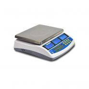 Balance commerciale poids-prix Tw-6/15-2/5+m Milliot - 6 kg / 15 kg - homologuée avec double affichage et vignette 2 ans_0