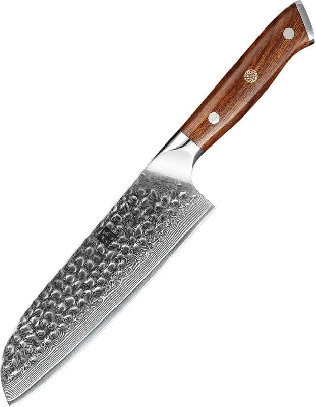 XinZuo - Couteau Santoku Damas - Série B13D Yu - multicolore B13D-RS_0