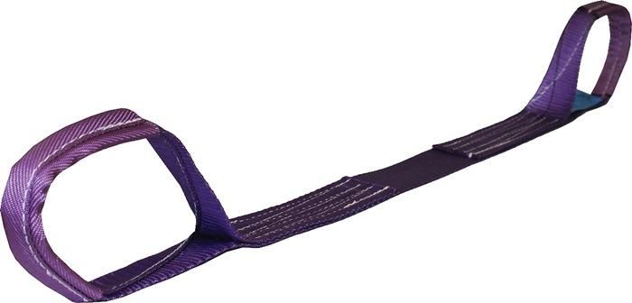 Élingue plate violet DIN EN 1492-1 - longueur 3 m - capacité simple 1000 kg - PROMAT_0