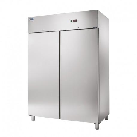 Armoire positive professionnelle inox 2 portes avec groupe monobloc tropicalisé - 990 l - gaz r455a - AT1400P_0