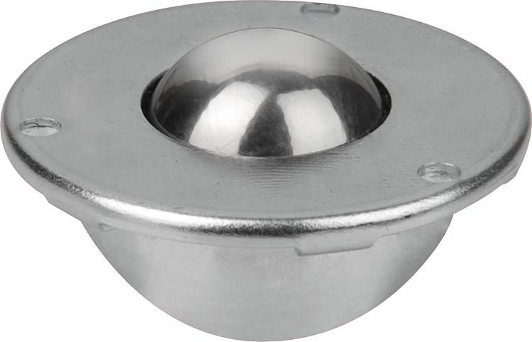 Bille de convoyage à trous de fixation - norelem France - acier zingué - Formes B et C_0