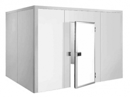 Chambre froide positive - Dimensions extérieures 1060 x 1360 x 2400 mm - Sans sol - Température 0 / +2°C - Volume 2.51 m³_0