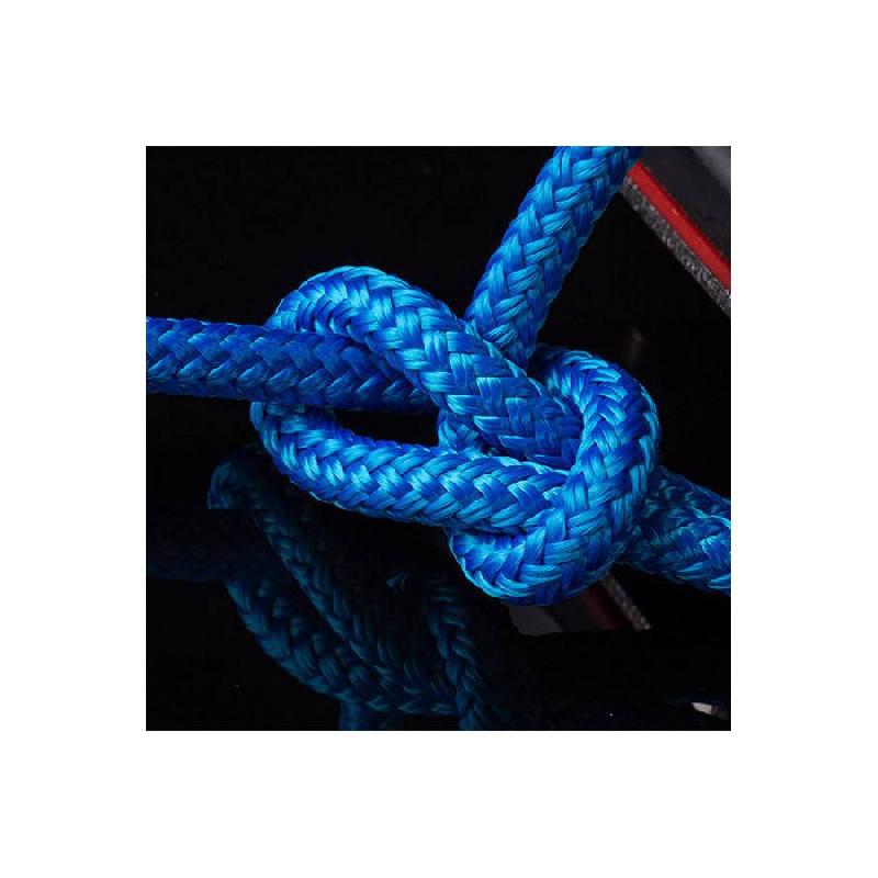 Cordage dériveur & croisière Braidline - Cousin Trestec - Bleu 18 mm - Grande souplesse et résistance à l'abrasion_0