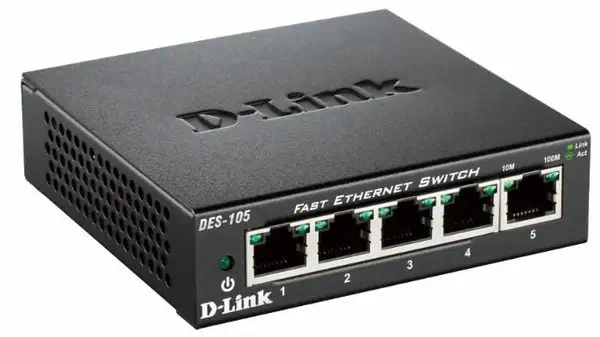 D-Link DES-105 Non-géré L2 Noir_0