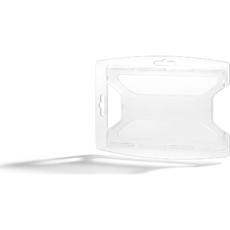 Durable Porte-étiquette reXycle 54x85mm pour 1 carte transparent UE=25 pièces - 895119_0