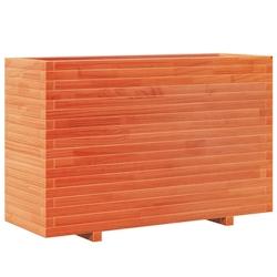 Helloshop26 - Jardinière bac lit surélevé plantes fleurs terrasse jardin cire 110 x 40 x 72,5 cm bois de pin massif marron 02_0038437 - 3000217671144_0