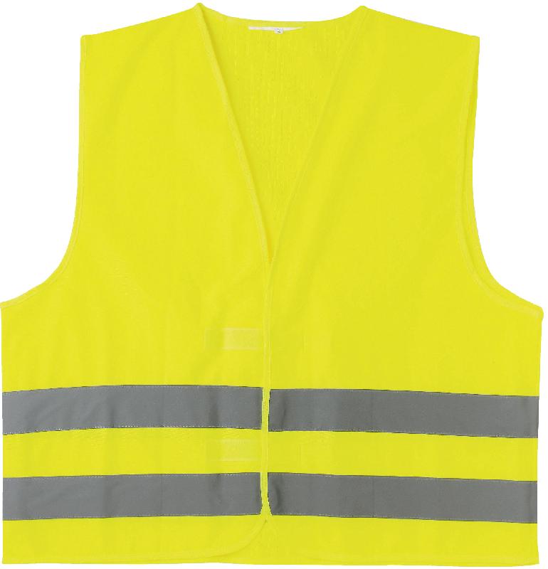 INCAR - Gilet de sécurité jaune - Norme EPI EN ISO20471:2013+A1:2016 classe 2 - 930370_0