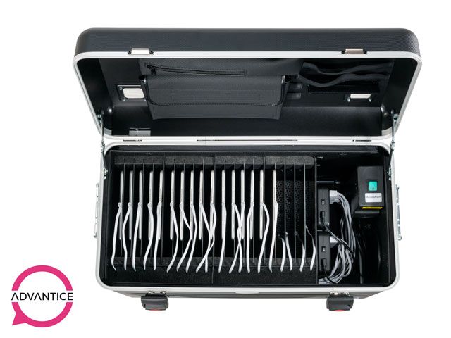 Paraproject Case U20 Plus - Classe mobile pour 20 tablettes avec kit réseau et charge ultra-rapide_1