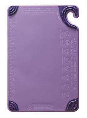 Planche a decouper violet 228x305 saf-t-grip san jamar_0