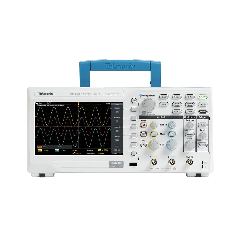 TBS1202C | Oscilloscope numérique 2 voies 200 MHz, 20 kpts, 1 Géch/s_0