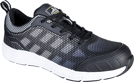 Tennis Tove Steelite S1P - noir et blanc FT15, taille 46 - normes EN ISO 20345:2011 et ASTM F2413-11_0