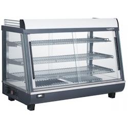Vitrine chaude professionnelle - 3 étages 136 litres - Combisteel - gris inox 0641094350239_0