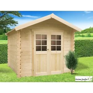 Abri de jardin en bois 19mm, cabanne, gera - s8760-sans plancher_0