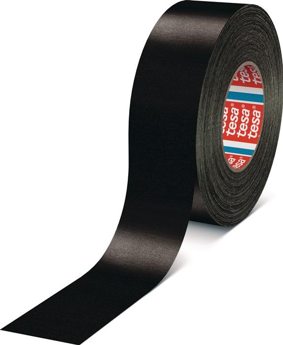 Adhésif toilé tesaband® Premium 4651 noir longueur 50 m largeur 38 mm rouleau TESA_0