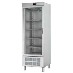 Armoire frigorifique 1 porte en verre 560x542 - 700x720x2070 mm - 190 W 230/1V - 72020609 Eurast - gris inox 72020609_0